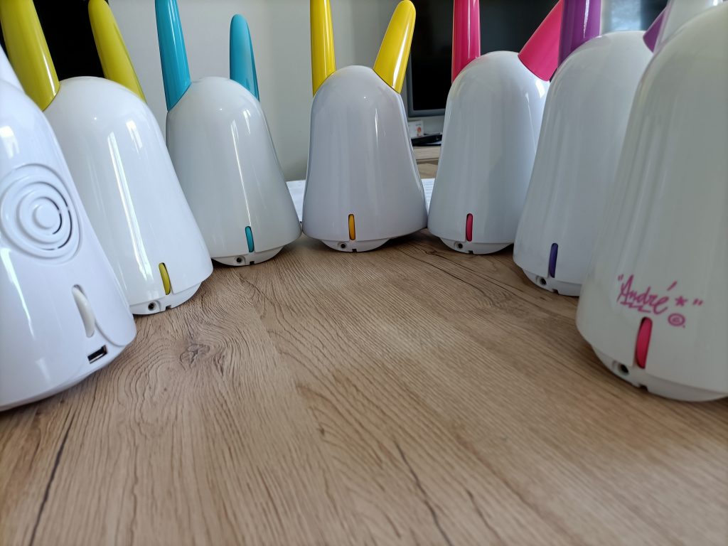 les couleurs des molettes du nabaztag