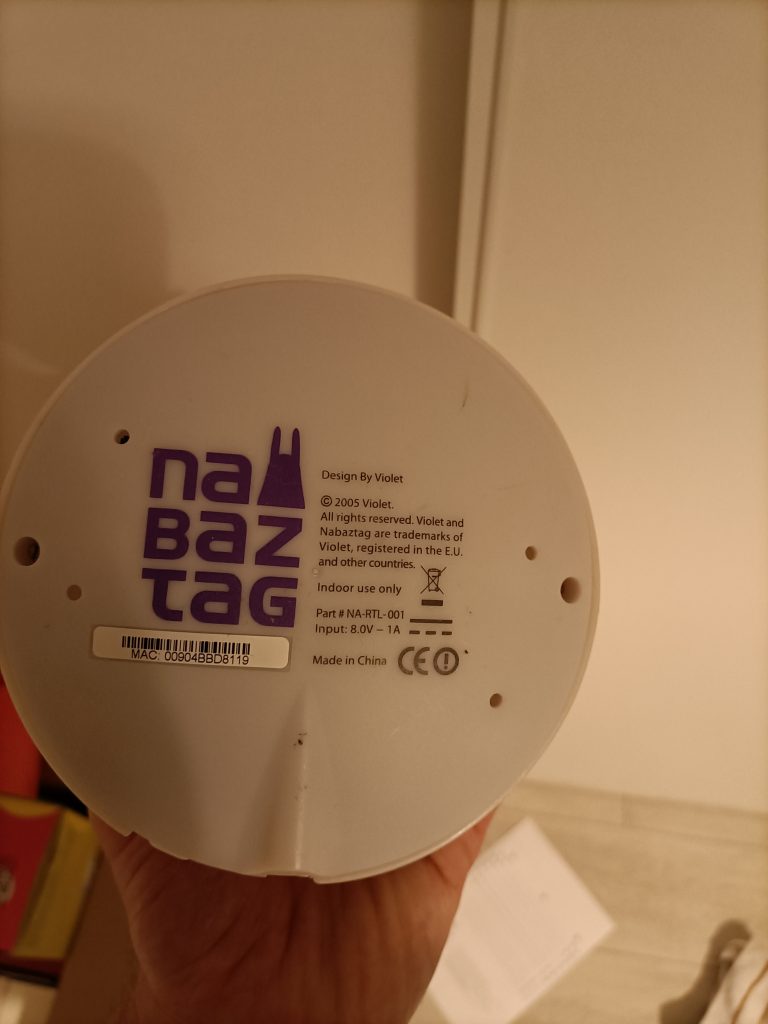base nabaztag V1
