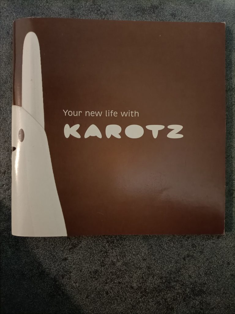 notice d'utilisation Karotz