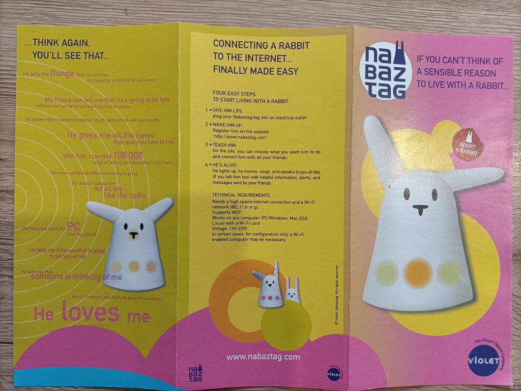 ¨Publicité Nabaztag