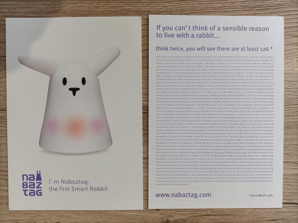 carte francaise Nabaztag