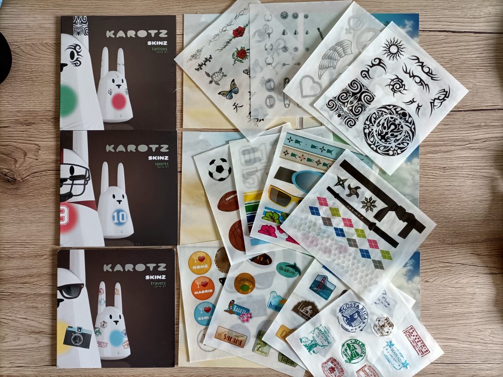 skinz stickers Karotz