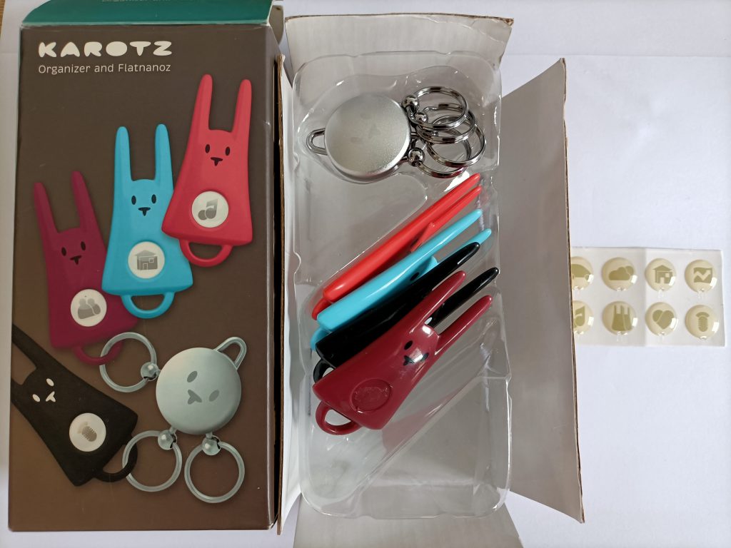  pack 4 flatnanoz et porte clé karotz